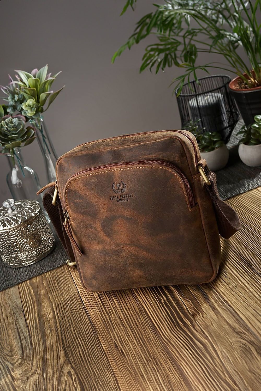 Naturledertasche Galanter